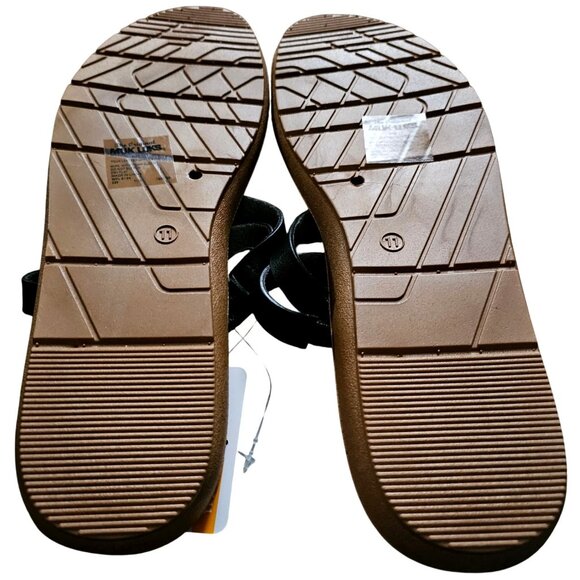 Muk Luks Women S About Town Sandals Black / 11 - Picture 6 of 8